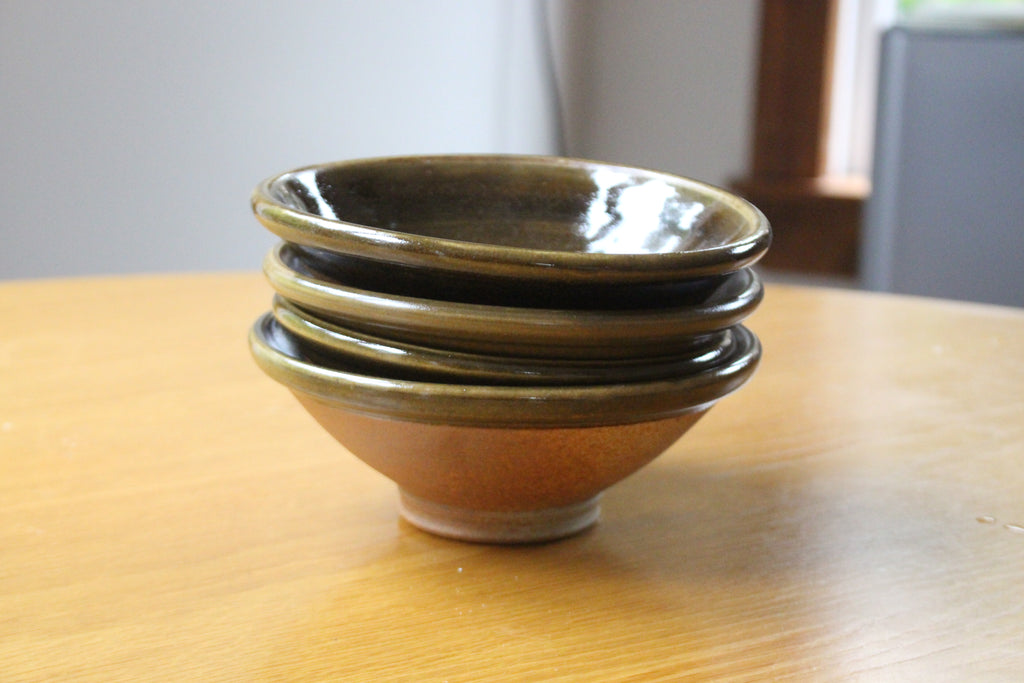 Olive green Bowl (x4)